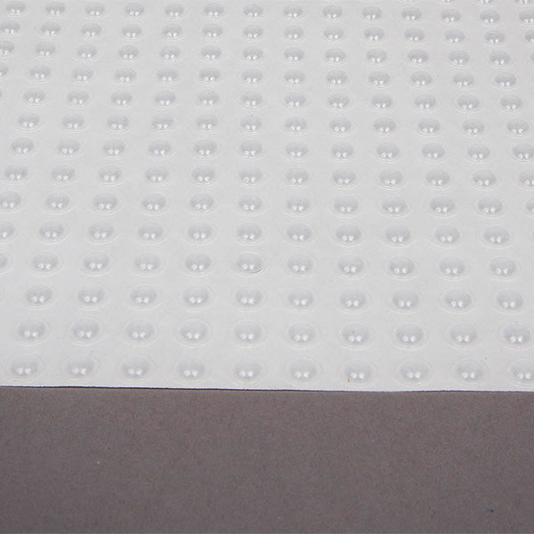 RUBBER BUMPER FEET, 8mm