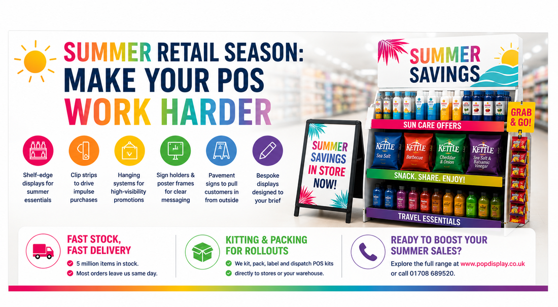 Stand Out This Summer With Better Point‑of‑Sale Displays