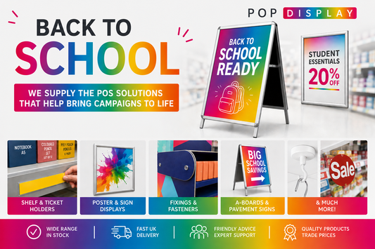 Get Your Displays Ready for the Back-to-School Rush
