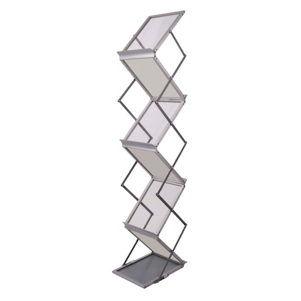 ZIG ZAG PORTABLE BROCHURE STANDS