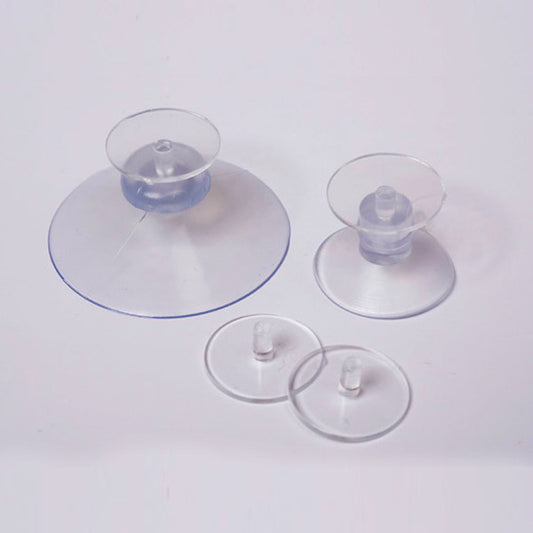 SUCTION CUPS WITH CLEAR THUMB TACK PINS