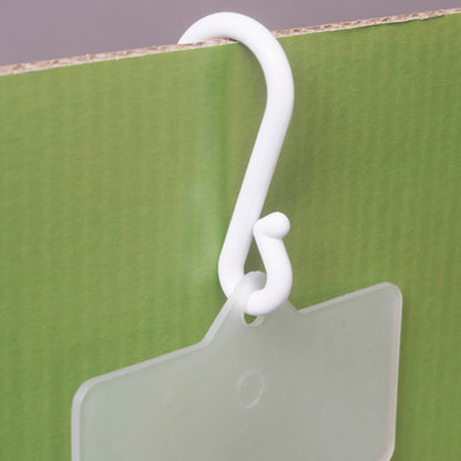 PLASTIC CRIMPED 'S' HOOKS