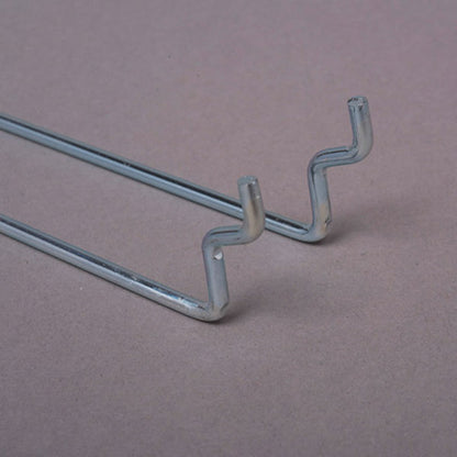 DOUBLE PEGBOARD METAL PRONG