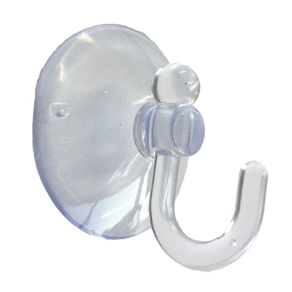 34mm DIA SUCTION CUPS WITH PVC HOOK