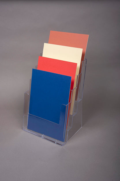 4 TIER FREESTANDING LEAFLET DISPENSERS