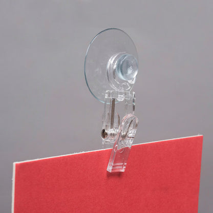 SUCTION CUP WITH PLASTIC CLIP