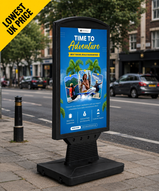 A1 Master Sign Flex Double Sided Waterbase Pavement Sign