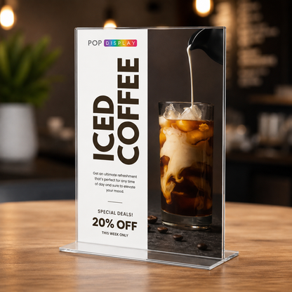 PORTRAIT UPRIGHT STYLE MENU HOLDER