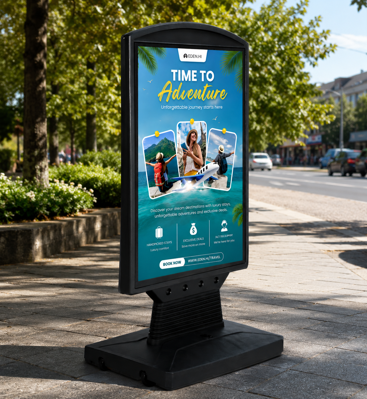 A1 Master Sign Flex Double Sided Waterbase Pavement Sign