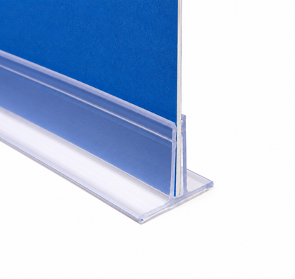 TICKET HOLDERS 25mm WIDE WITH A S/A BASE. 2mm CAPACITY