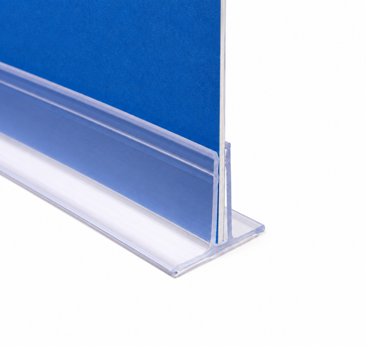 TICKET HOLDERS 25mm WIDE WITH A S/A BASE. 2mm CAPACITY