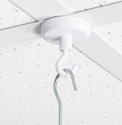 WHITE CEILING HOOK MAGNETS