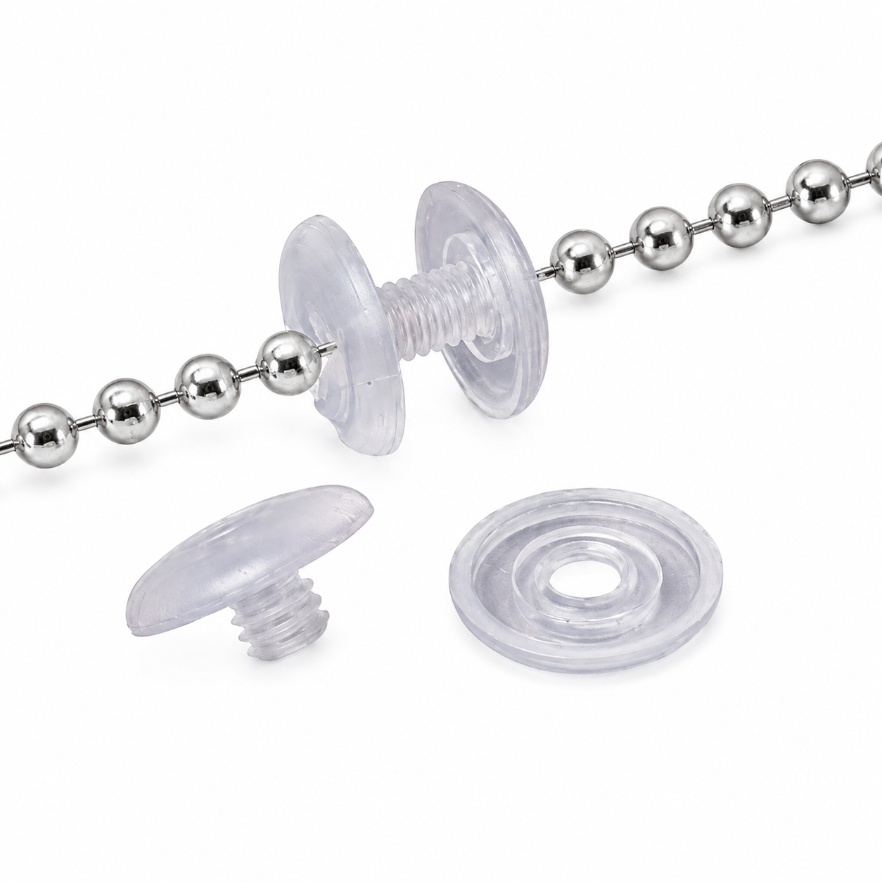 POP RIVETS WITH HOLE FOR BALL CHAIN