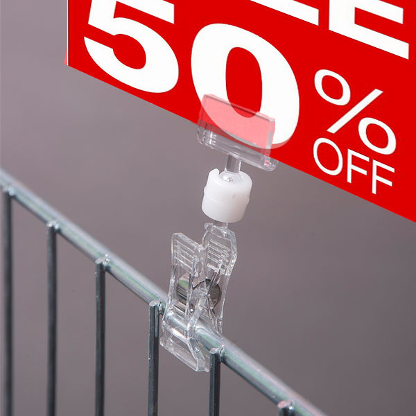 CLIP ON SIGN HOLDER – Pop Display