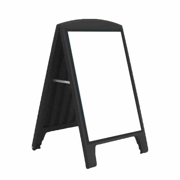 A1 Street SignPro Deco Black A Board Double Sided Pavement Sign