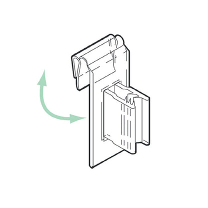 HINGED DATA CLIP SIGN HOLDERS