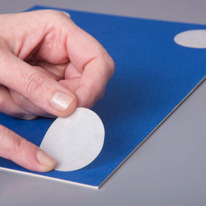 CLEAR SINGLE SIDED ADHESIVE CLOSURE DISCS