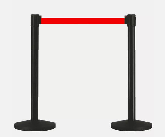 RETRACTABLE QUEUE BARRIERS