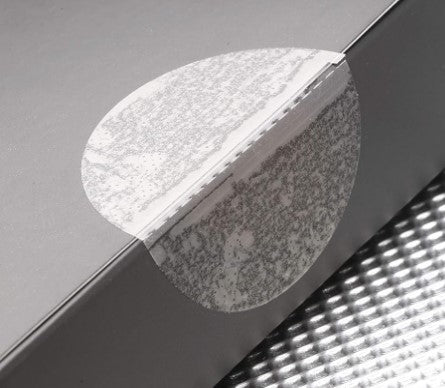 CLEAR SINGLE SIDED ADHESIVE CLOSURE DISCS – Pop Display