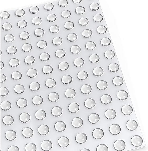 RUBBER BUMPER FEET, 8mm