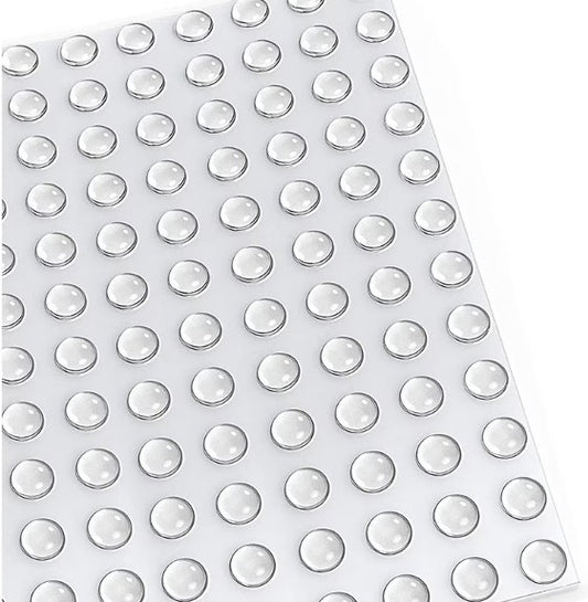 RUBBER BUMPER FEET, 8mm