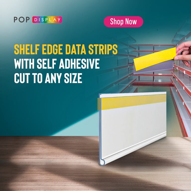 Data Strip Insert POS | Retail Display Products | View Our Accessories Online – Pop Display
