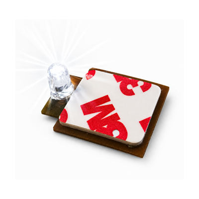 WHITE SINGLE FLASHING LED LIGHTS