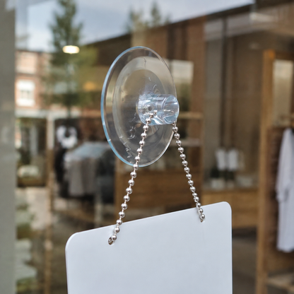 SUCTION CUPS WITH TRANSVERSE HOLE