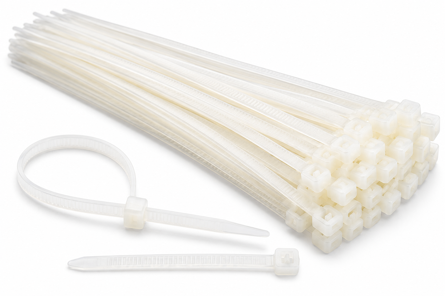 CABLE TIES NATURAL & BLACK
