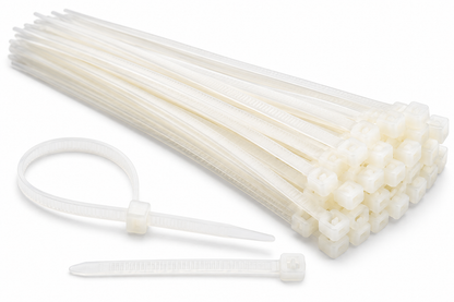 CABLE TIES NATURAL & BLACK