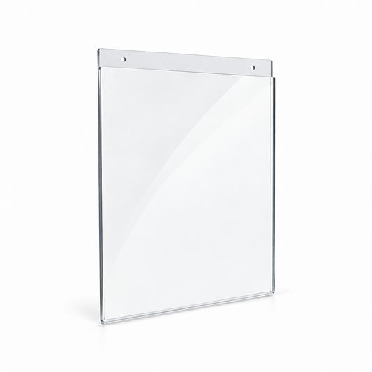 A4 WALL / WINDOW SIGN HOLDER WITH DRILL HOLES