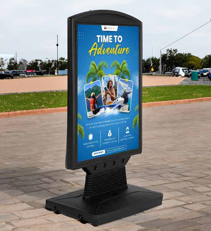 A1 Master Sign Flex Double Sided Waterbase Pavement Sign