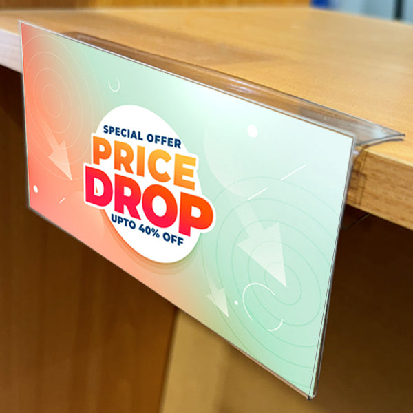 Window Display Label SHELF EDGE LABEL HOLDERS – Pop Display